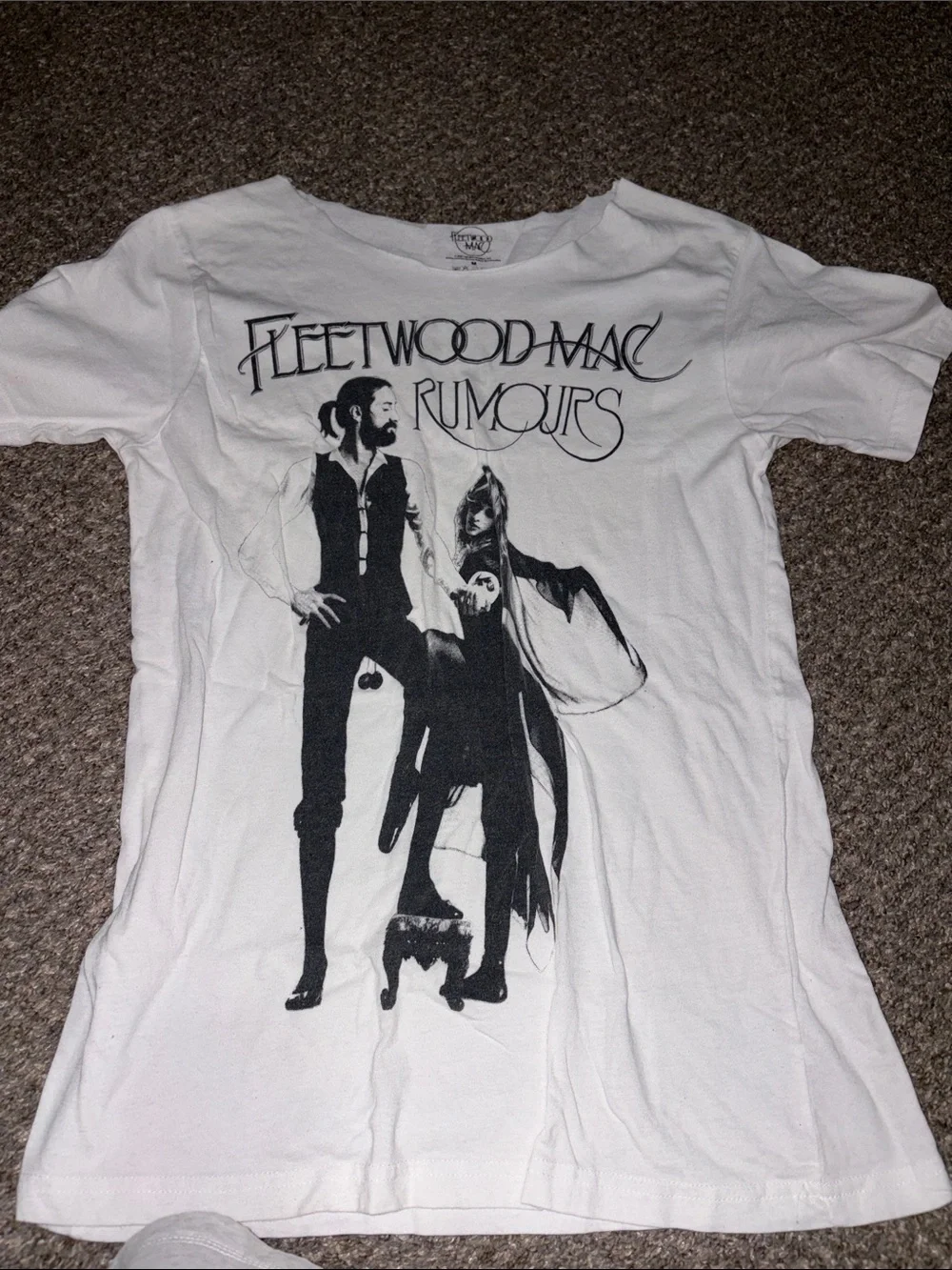 Fleetwood Mac Rumours Graphic Short Sleeve Tee - White